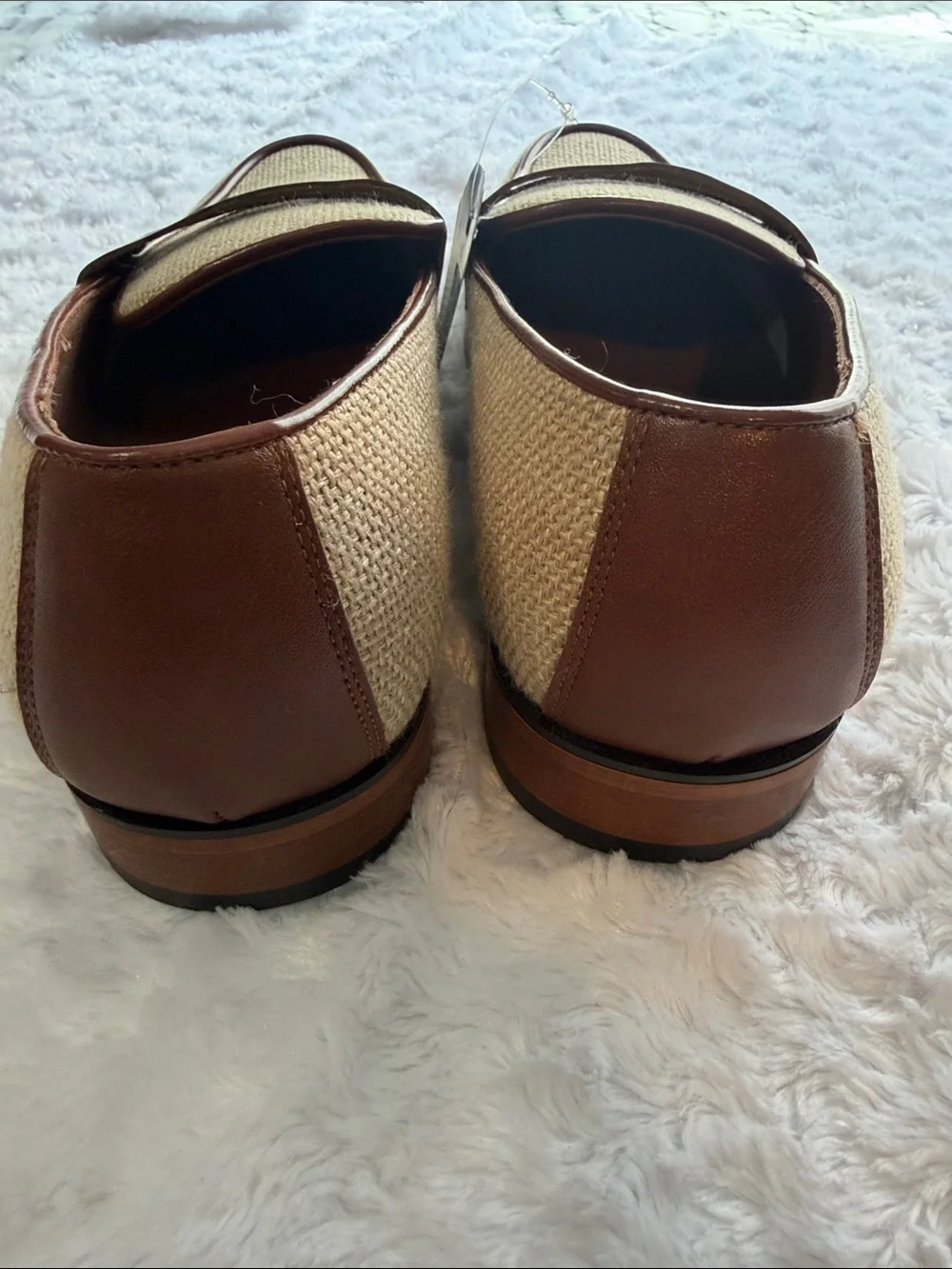 Gino Vitale Moc Toe Penny Slip On Loafer, Beige - 9.5